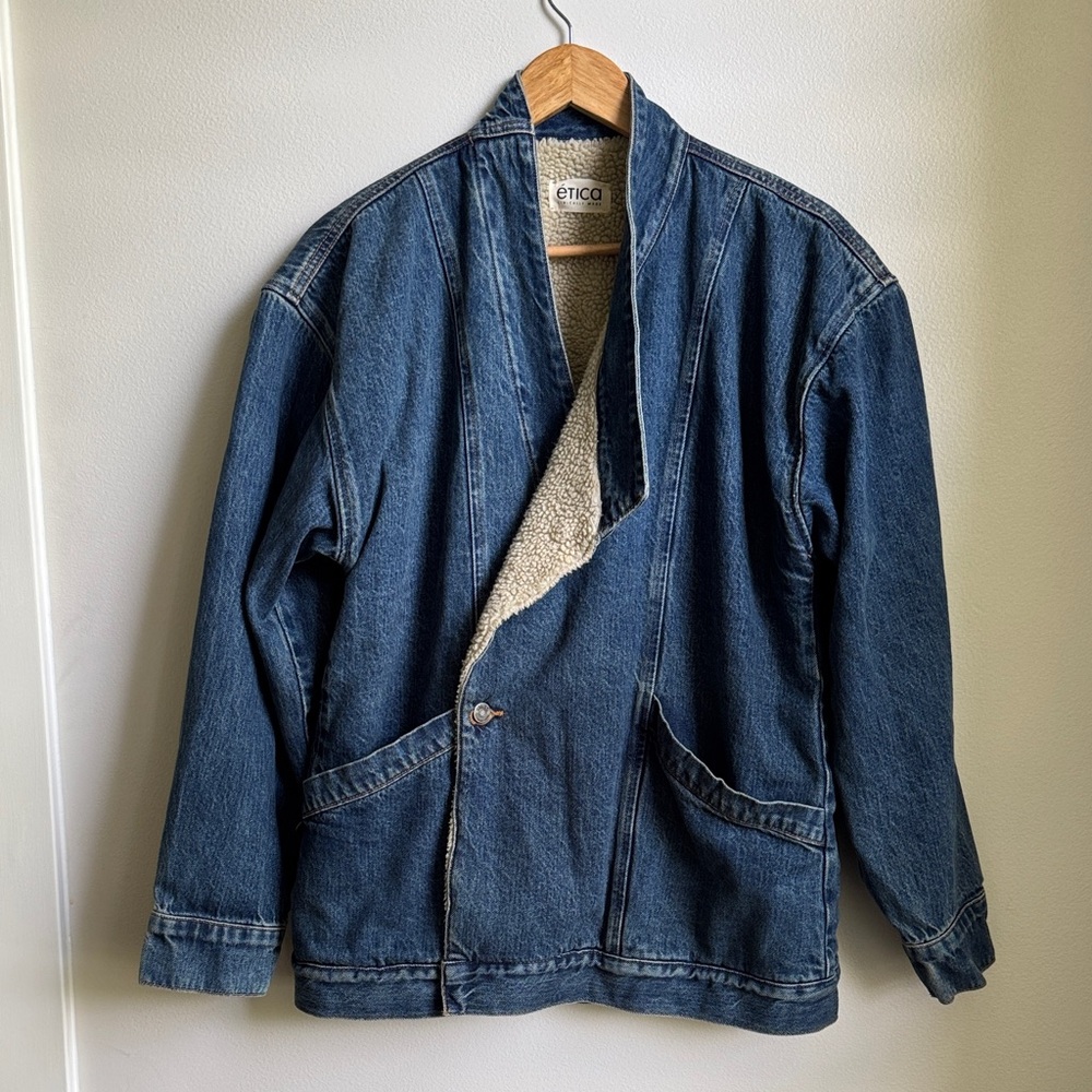 Etica Indigo Denim Shirt Jacket for women